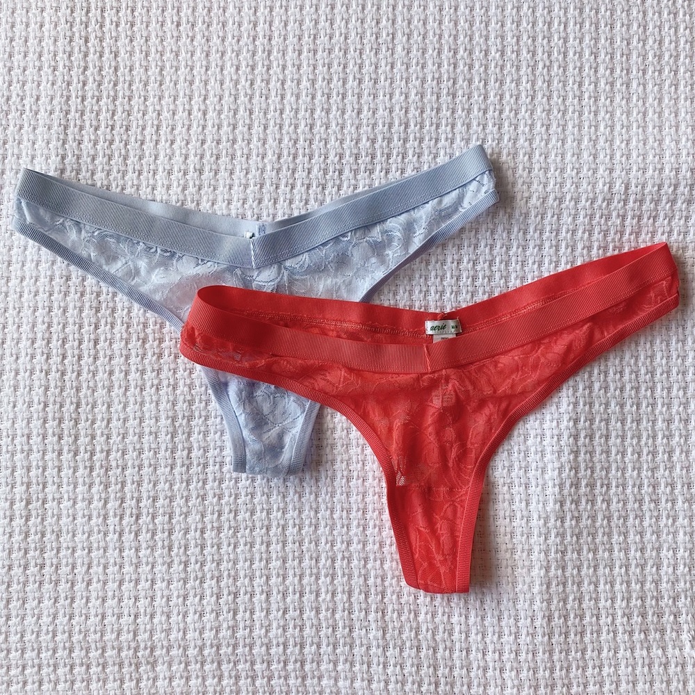 Aerie Lace Thongs Bundle